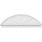 Ekena Millwork Segment Arch 3 Spoke Architectural Grade PVC Combination Pediment, 80"W x 26-7/8"H x 2-3/4"P PEDPC080X270SEG03 - alternate 5